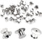55 Pieces Metal Pin Backs Locking Pin Keepers Locking Clasp...